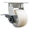 Service Caster 4 Inch Kingpinless Nylon Wheel Swivel Caster with Brake SCC-KP30S420-NYR-SLB - alternate 1