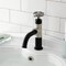 Kingston Brass One-Handle 1-Hole Bathroom Faucet with Knurled Handle and Push Pop-Up Drain KS2826RKX - alternate 4