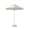 Homeroots 9' Ecru Polyester Round Market Patio Umbrella 554213 - alternate 1