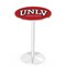 Holland Bar Stool Co 42" Chrome UNLV Pub Table, 36" dia. Top L214C4236UNevLV - alternate 1