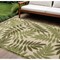 Homeroots 8' X 11' Ivory And Green Palm Leaf Indoor Outdoor Area Rug 548089 - alternate 8