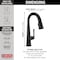 Delta Emmeline Single Handle Pull Down Bar/Prep Faucet 9982-BL-DST - alternate 7
