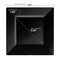Smarty Had A Party Black Square Plastic Plates Dinnerware Value Set (120 Dinner Plates + 120 Salad Plates), 240PK 6909VP-CASE - alternate 9