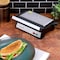 Megachef Electric Dual Plate Non-Stick Panini Grill Contact Press with Drip Tray MC-D048 - alternate 6