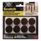 Scotch Felt Pad Protectors, 1in Diameter, Brown, 32PK SP822-NA - alternate 1
