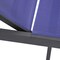 Leisuremod Marlin Patio Chaise Lounge Chair with Black Aluminum Frame, Navy Blue MLBL-77NBU - alternate 1