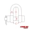 Extreme Max Extreme Max 3006.8339 BoatTector Stainless Steel Bolt-Type Chain Shackle - 1/4" 3006.8339 - alternate 5