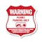 Signmission No Parking Without Permit Shield Sign Wa, 6 Inch X 6 Inch, Plastic Sign SHI-P-6-398 - alternate 1