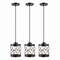 Jonathan Y Marelle 6.5" 1-Light Farmhouse Industrial Iron Filigree Caged Jar LED Pendant, Oil Rubbed Bronz, 3PK JYL7909B-SET3 - alternate 1