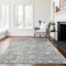 Homeroots 3' X 5' Plum Purple And Olive Green Oriental Washable Indoor Outdoor Area Rug 587452 - alternate 7
