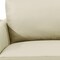 Homeroots 90" Beige Italian Leather Solid Wood Sofa 720455 - alternate 8
