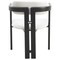 Leisuremod Velo Modern Dining Chair in Black Wood with Off White Seat, 4PK VCBL-51OW4 - alternate 9