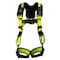 Fall Safe Safety Harness, Aluminum, L/XL, Black/Green FS242ICD-L/XL - alternate 1
