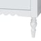 Baxton Studio Roni Modern White Wood 4-Drawer Chest with Scalloped Edges 256-14084-ZORO - alternate 10