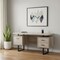 Homeroots 60" Taupe and Black Computer Desk With Three Drawers 333519 - alternate 4