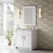 James Martin Vanities Bellshire 36" Single Vanity, Bright White w/ 3 CM Victorian Silver Silestone Top 660-V36-BW-3VSL - alternate 9