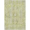 Homeroots 3' X 5' Artichoke Green Oriental Washable Non Skid Indoor Outdoor Area Rug 563739 - alternate 9