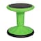 Flash Furniture Lucas Fixed Height Kids Flexible Active Stool w/Non-Skid Bottom in Green, 14in. Seat Height BFT-9001F-14-GRN-GG - alternate 1