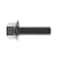 Zoro Select Not Graded, 3/8"-16 Serrated Flange Bolt, Plain Stainless Steel, 1 1/4 in L, 25 PK 1-SFH-37C-125 - alternate 4