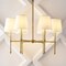 Jonathan Y Cillian 27" 6-Light Mid-Century Modern Iron LED Chandelier, Brass Gold JYL9918A - alternate 10