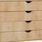 Homeroots 35" Natural Wood Four Drawer Dresser 489232 - alternate 6