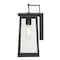 Homeroots Black Contempo Elongated Outdoor Wall Light 398454 - alternate 7