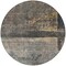 Homeroots 8' Coffee Black And Beige Round Abstract Washable Indoor Outdoor Area Rug 606088 - alternate 8