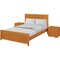 Homeroots Three Piece Brown Solid Wood Bedroom Set 523712 - alternate 10