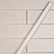 Apollo Tile Snow White 0.6 in x 12 in Glass Glossy Pencil Liner Tile Trim 0.5 sqft/case, 10PK APLGP8805A - alternate 5