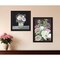 Homeroots Set Of Two Lilac and Wild Plum Bouquet Black Framed Print Wall Art, 2PK 407987 - alternate 3