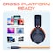 Delton Ascent Replacement 3.5mm Cable for Kids Learning Computer Headset Headphones 3-Pack, Orange S35 - alternate 8