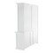 Homeroots 87" White Solid Wood Four Tier Bookcase 397120 - alternate 10
