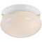 Boston Harbor Boston Harbor F14BB02-8005-WH Ceiling Light Fixture, 60, 13 W, CFL Lamp, Round Bulb F14BB02-8005-WH - alternate 1