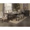 Homeroots 60" Gray And Dark Brown Distressed Wood Dining Bench 524059 - alternate 6