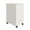 Space Solutions 14.25 in W 2 Drawer Mobile Vertical File Cabinet, Pearl White 24406 - alternate 1