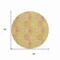 Homeroots 8' Lime Green Pink And Ivory Round Floral Medallion Washable Indoor Outdoor Area Rug 614601 - alternate 8