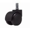 Homeroots Black Soft Dual Wheel Casters Only 372347 - alternate 1