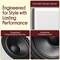 Pyle 5.25 in Bookshelf Speakers, Pair of Wired Bookshelf Speakers with Wall Mount Brackets, 2-Way HiFi PHQBS53WH - alternate 5