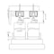 Sartodoors Sliding Closet Bypass Doors with Hardware Planum 2010 Black 36x96 (2* 18x96) Solid Core PLANUM2010DBD-BLK-3696 - alternate 6