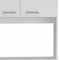 Homeroots 71in Modern White Pantry Cabinet with Five Shelves 403766 - alternate 4