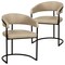 Leisuremod Aero Collection Modern Dining Chair in Oatmeal, 2PK AC23OA2 - alternate 1