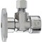Do It Best 1/2'' FIP x 1/4'' OD Chrome-Plated Brass Quarter Turn Angle Valve DIB46PCLF - alternate 3