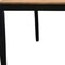 Homeroots 79" Walnut and Black Wood Dining Table 716291 - alternate 3