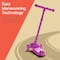 Campior Pink Mini 3-Wheel Scooter for Kids, LED Light-Up Wheels, Adjustable Handlebar, Rear Foot Brake CAMKSPNK - alternate 7