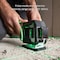 Kapro Nucleo Mini 3D Green Laser, Three 360 Deg Laser Lines 933 - alternate 5