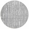 Homeroots 8' Gray And Ivory Round Abstract Washable Indoor Outdoor Area Rug 588512 - alternate 9