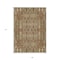 Homeroots 9' X 12' Orange Taupe And Beige Moroccan Washable Indoor Outdoor Area Rug 577215 - alternate 9