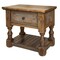 Homeroots 27" Brown Solid Wood One Drawer Nightstand 527063 - alternate 1