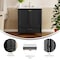 Flash Furniture Haven 30in. Vanity w/Sink, Storage Cabinet w/Gold Hardware, Bottom Drawer, Marble Countertop, Blk FS-BN-4-30-KD-BK-HDGLD-GG - alternate 10