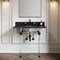 Kingston Brass 36" Black Granite Console Sink with Acrylic Legs, 8-Inch, 3-Hole, Black Granite/Oil Rubbed Bronze KVPK36KA5 - alternate 6